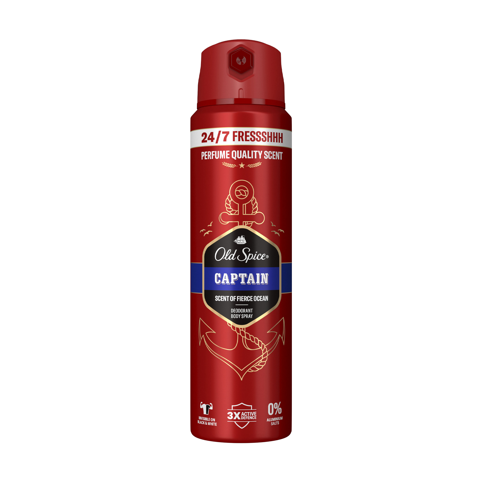 Дезодорант-спрей Old Spice Captain чоловічий, 150 мл